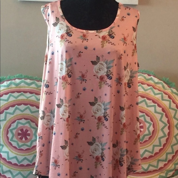 NWT multiple sizes boho inspired pink‎ rose blouse - Picture 2 of 5